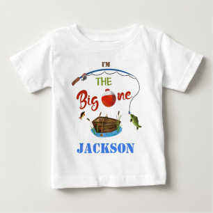 T-shirt Pour Bébé Le grand T-shirt de bébé ONE Petit pêcheur