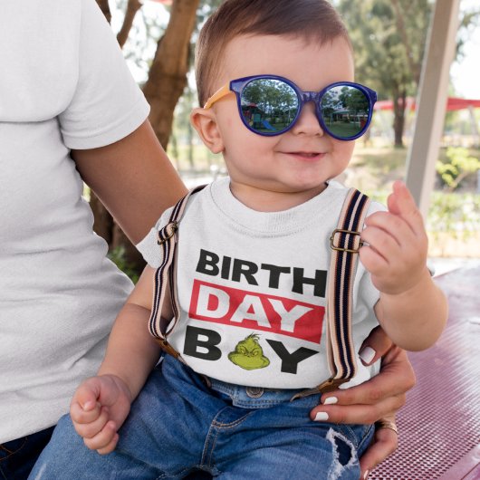 T-shirt Pour Bébé Le Grinch Snowflake Birthday Boy