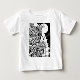 T-shirt Pour Bébé Le groupe et la lune les plus noirs 2 de nuit