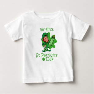 T-shirt Pour Bébé Le jour de mon premier St Patrick