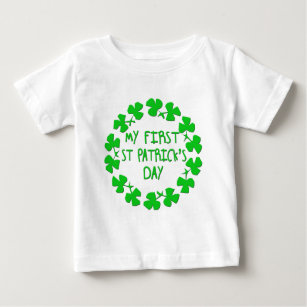 T-shirt Pour Bébé Le jour de mon premier St Patrick