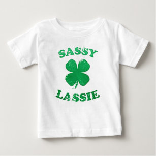 T-shirt Pour Bébé Le jour impertinent de St Patrick de gamine