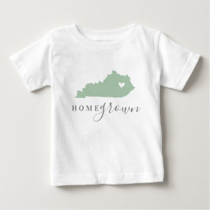 T-shirt Pour Bébé Le Kentucky Home Cultive   Carte d'état des couleu