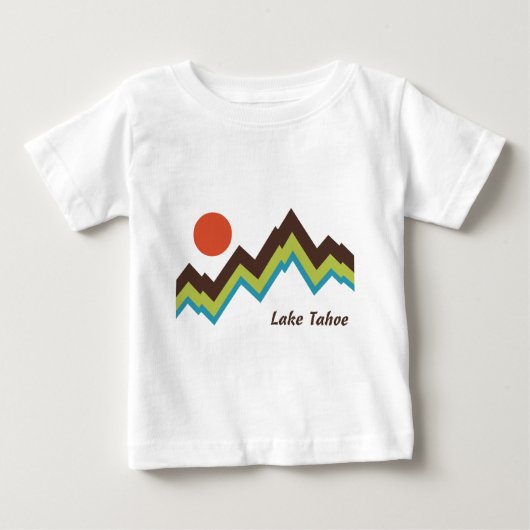 T-shirt Pour Bébé Le lac Tahoe (Devant)