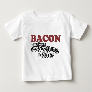 T-shirt Pour Bébé le lard rend tout meilleur