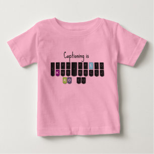 T-shirt Pour Bébé Le libelle est chemise fraîche de clavier de Sten