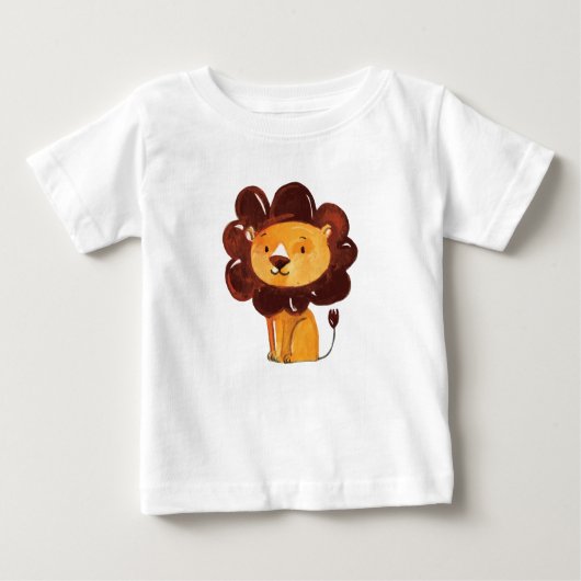 T-shirt Pour Bébé Le lion (Devant)