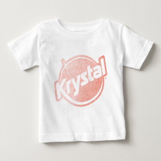 T-shirt Pour Bébé Le logo de Krystal s'est fané (Devant)
