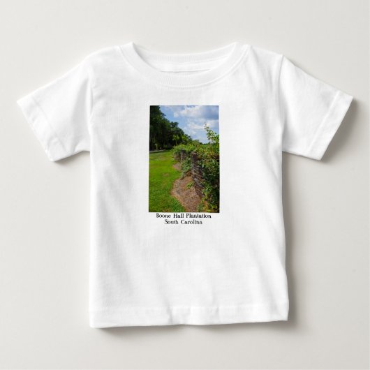 T-shirt Pour Bébé Le Long Du Mur Courbé (Devant)