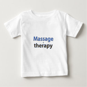 T-shirt Pour Bébé Le massage est thérapie