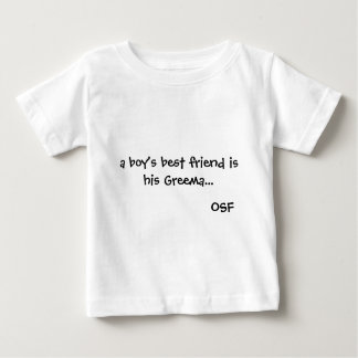 T-shirt Pour Bébé Le meilleur ami d'un garçon est son Greema