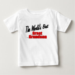T-shirt Pour Bébé Le meilleur arrière-petit-fils du monde