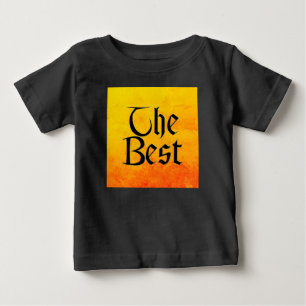T-shirt Pour Bébé Le meilleur chemisier noir vif