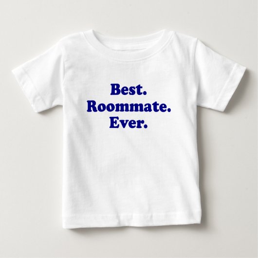 T-shirt Pour Bébé Le meilleur compagnon de chambre jamais (Devant)