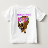 T-shirt Pour Bébé Le monstre préféré de la maman (Dos)