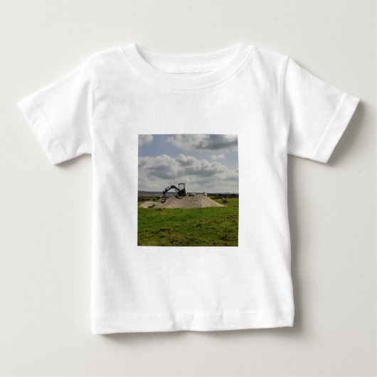T-shirt Pour Bébé Le mouton du Yorkshire et une crevette. (Devant)