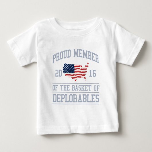T-shirt Pour Bébé Le panier de Deplorables (Devant)