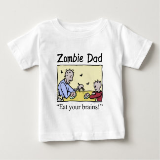 T-shirt Pour Bébé Le papa de zombi, mangent vos cerveaux