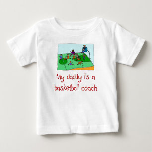 T-shirt Pour Bébé Le papa est une chemise de bébé d'entraîneur de