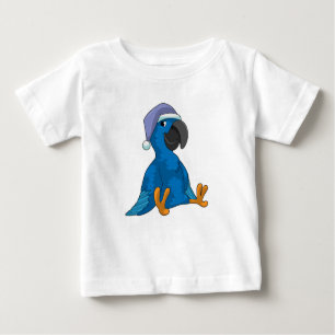 T-shirt Pour Bébé Le perroquet au coucher avec casquette