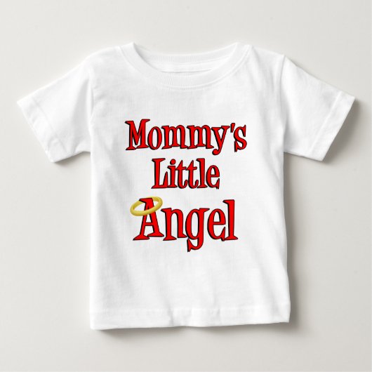 T-shirt Pour Bébé Le petit ange de maman (Devant)