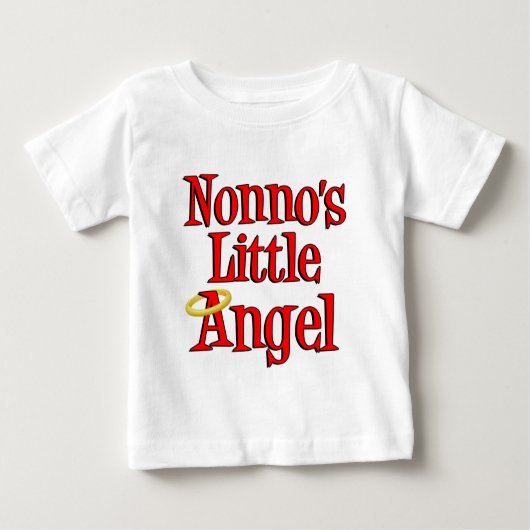 T-shirt Pour Bébé Le petit ange de Nonno (Devant)