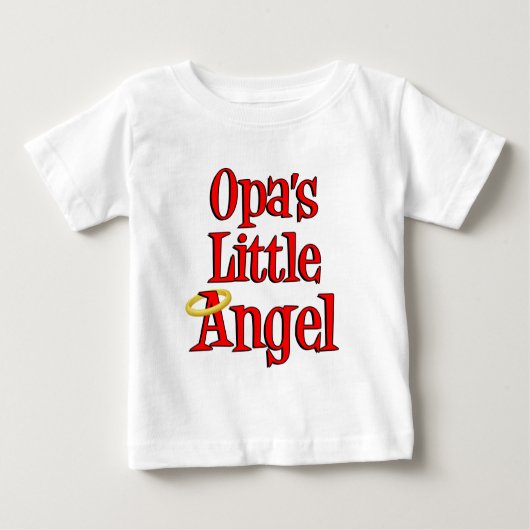 T-shirt Pour Bébé Le petit ange d'Opa (Devant)