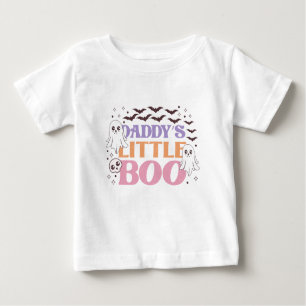 T-shirt Pour Bébé Le petit boo de papa mignon Halloween