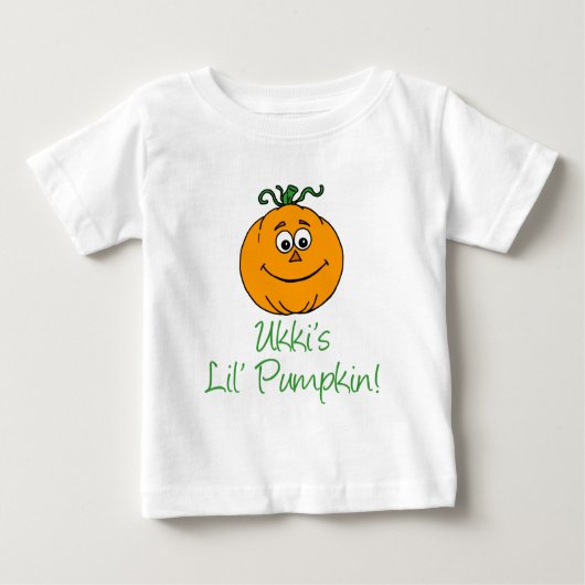 T-shirt Pour Bébé Le petit Citrouille d'Ukki (Devant)