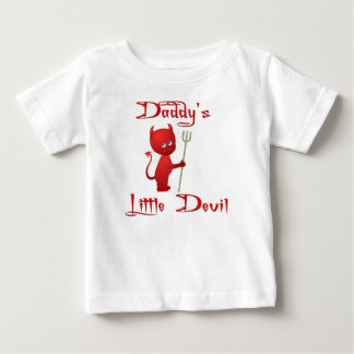 T-shirt Pour Bébé Le petit diable du papa - avec des ailes
