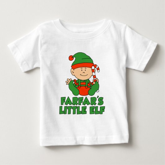 T-shirt Pour Bébé Le petit elfe de Farfar (Devant)
