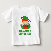 T-shirt Pour Bébé Le petit elfe de Memere (Devant)