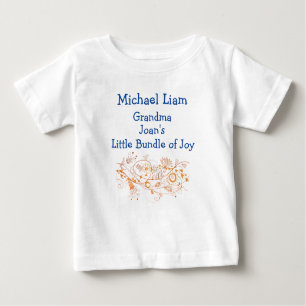 T-shirt Pour Bébé Le petit ensemble de joie d'Artsy Grandma Personna