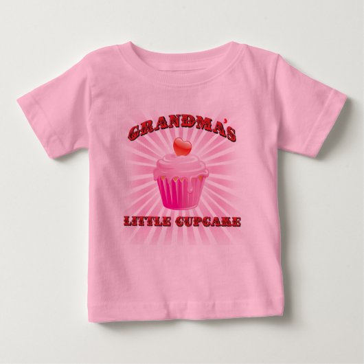 T-shirt Pour Bébé Le petit gâteau de grand-mère (Devant)