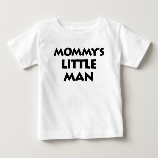 T-shirt Pour Bébé Le petit homme de maman (Devant)