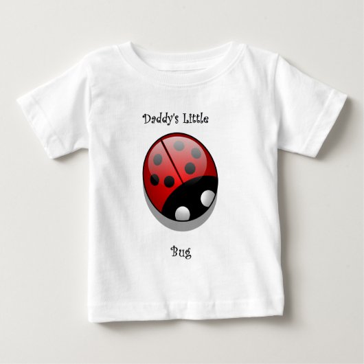 T-shirt Pour Bébé Le petit insecte du papa (Devant)