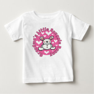 T-shirt Pour Bébé Le petit lapin câlin de grand-mère