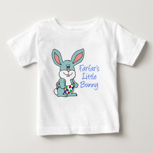 T-shirt Pour Bébé Le petit lapin de Farfar (Devant)