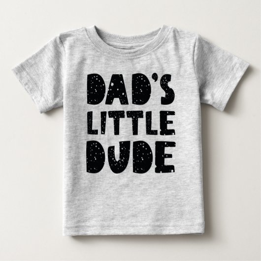 T-shirt Pour Bébé Le petit mec de papa (Devant)