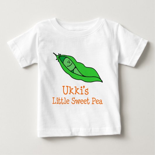 T-shirt Pour Bébé Le petit pois sucré d'Ukki (Devant)