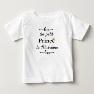 T-shirt Pour Bébé le petit prince de marraine