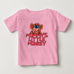T-shirt Pour Bébé Le petit singe de la maman