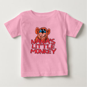 T-shirt Pour Bébé Le petit singe de Nana