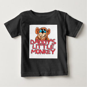 T-shirt Pour Bébé Le petit singe de papa