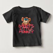 T-shirt Pour Bébé Le petit singe de papa (Devant)