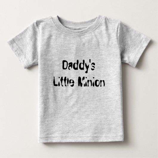 T-shirt Pour Bébé Le petit subordonné du papa (Devant)