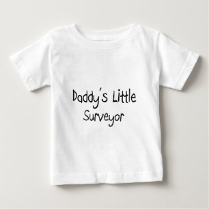 T-shirt Pour Bébé Le petit Surveyor de papa