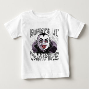 T-shirt Pour Bébé Le petit vampire de la maman