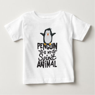 T-shirt Pour Bébé Le pingouin mignon est ma chemise drôle animale d