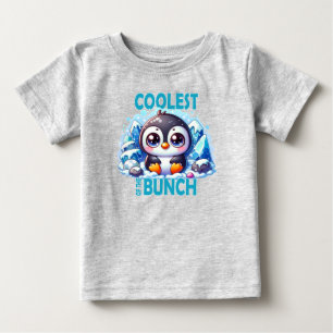 T-shirt Pour Bébé Le plus frais du jeu de mots Bunch Cute baby Pengu
